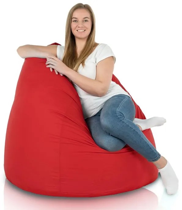 Sedací vak BAG Sako XXL Nylon vodeodolný Farba: 11.Červený