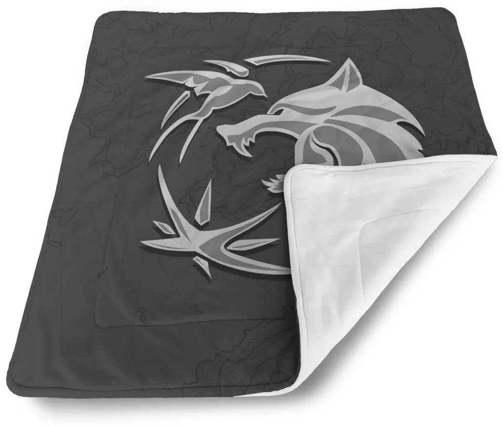 Sablio Deka pre bábätko Zaklínač Čierna mapa - 80x100 cm