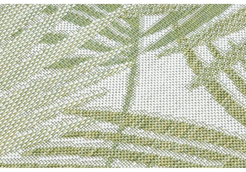 Kusový koberec Palmové listy zelený atyp 70x250cm