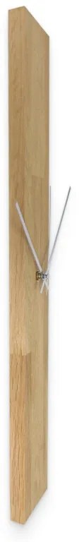 Minimalistické drevené nástenné hodiny v prírodnom I SENTOP MAS019-OSMO-3041