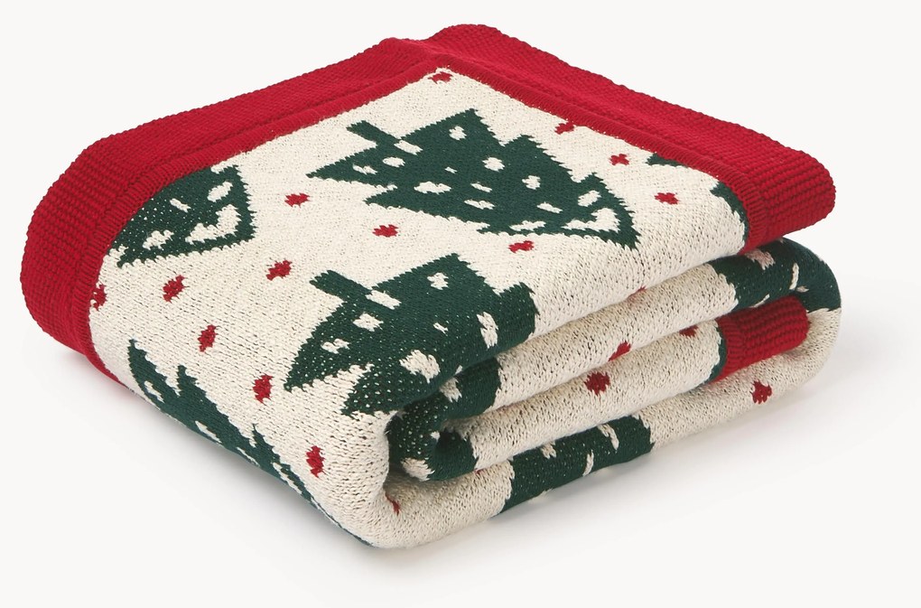 Bavlnená deka's vianočným motívom Noeleen