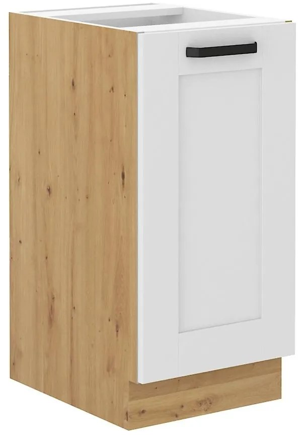 Kuchynská skrinka LUNA biely mat/artisan 40d 1f bb