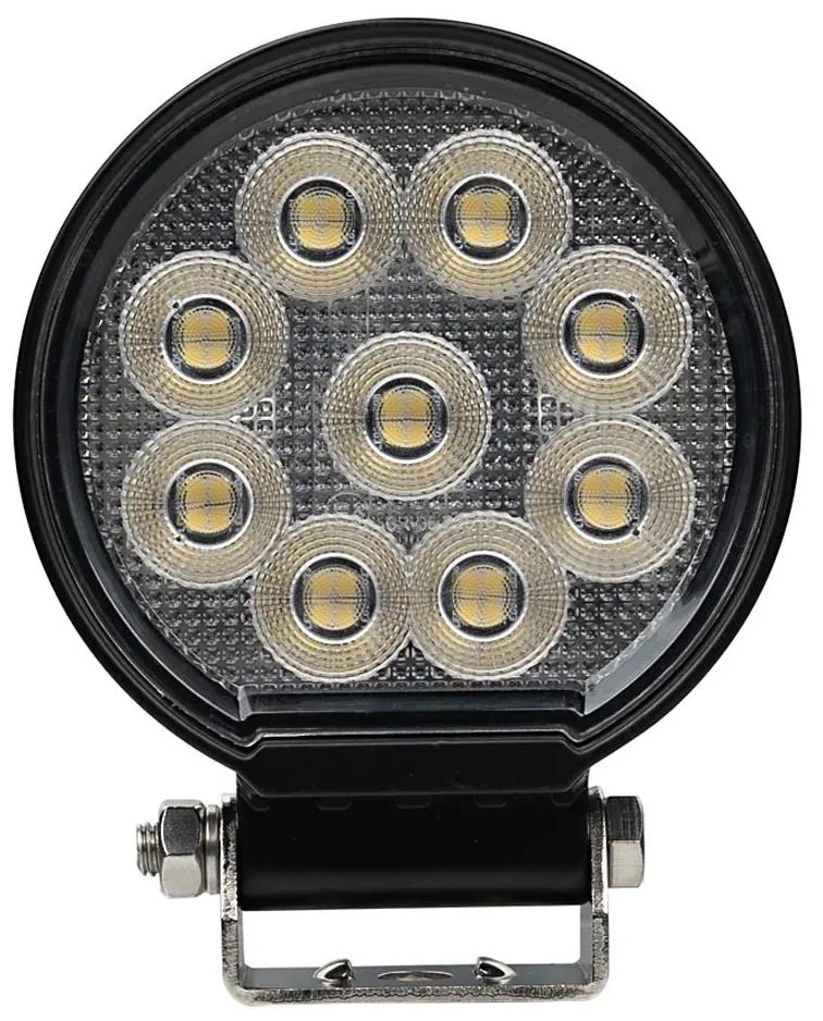 LED Bodové svietidlo pre automobil BLACK LED/36W/10-30V IP69 5700K okrúhly