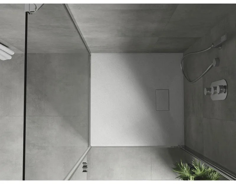 Mexen Hugo, SMC štvorcová sprchová vanička 70 x 70 cm, biela, 42107070