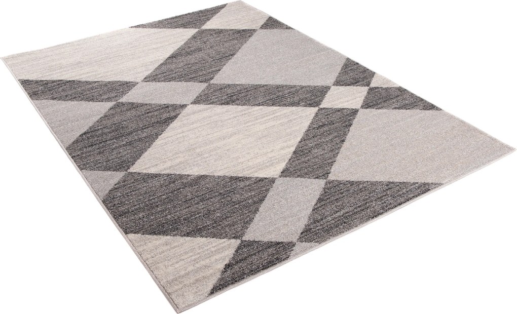 TA Koberec K188A TMAVOSIVÉ SARI B1X Rozmer: 180x260 cm