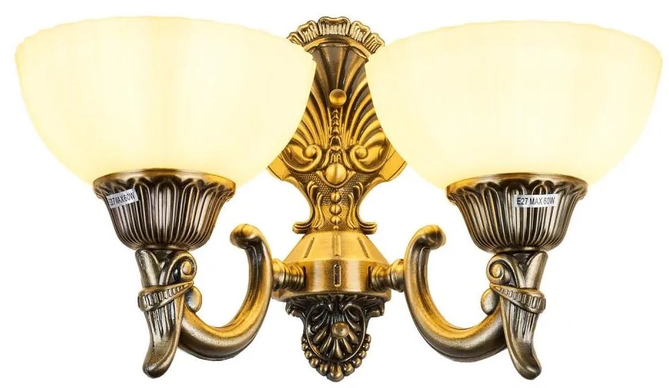 Brilagi - Nástenná lampa CLASSIC 2xE27/60W/230V mosadz BG1110