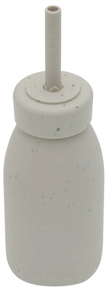 Fľaša so slamkou Platinum Silicone Sand