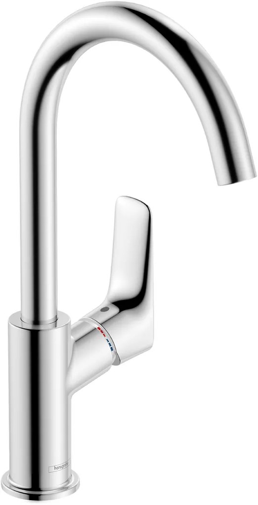 Hansgrohe Logis, páková umývadlová batéria 210, s otočným výtokom, chrómová, HAN-71131000