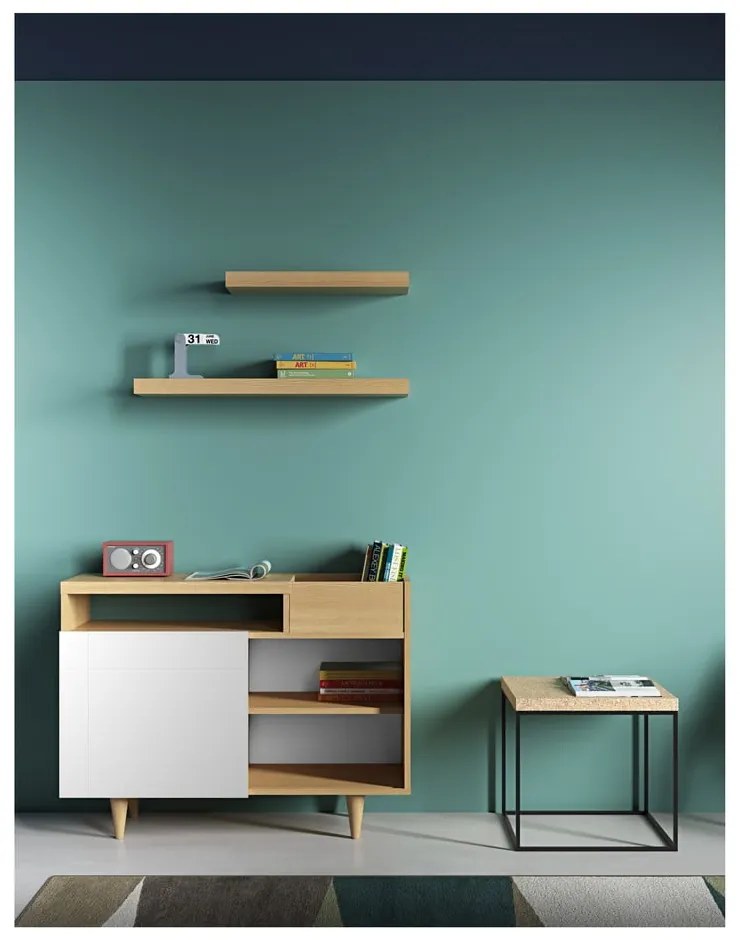 Svetlohnedá polička TemaHome Balda, šírka 60 cm