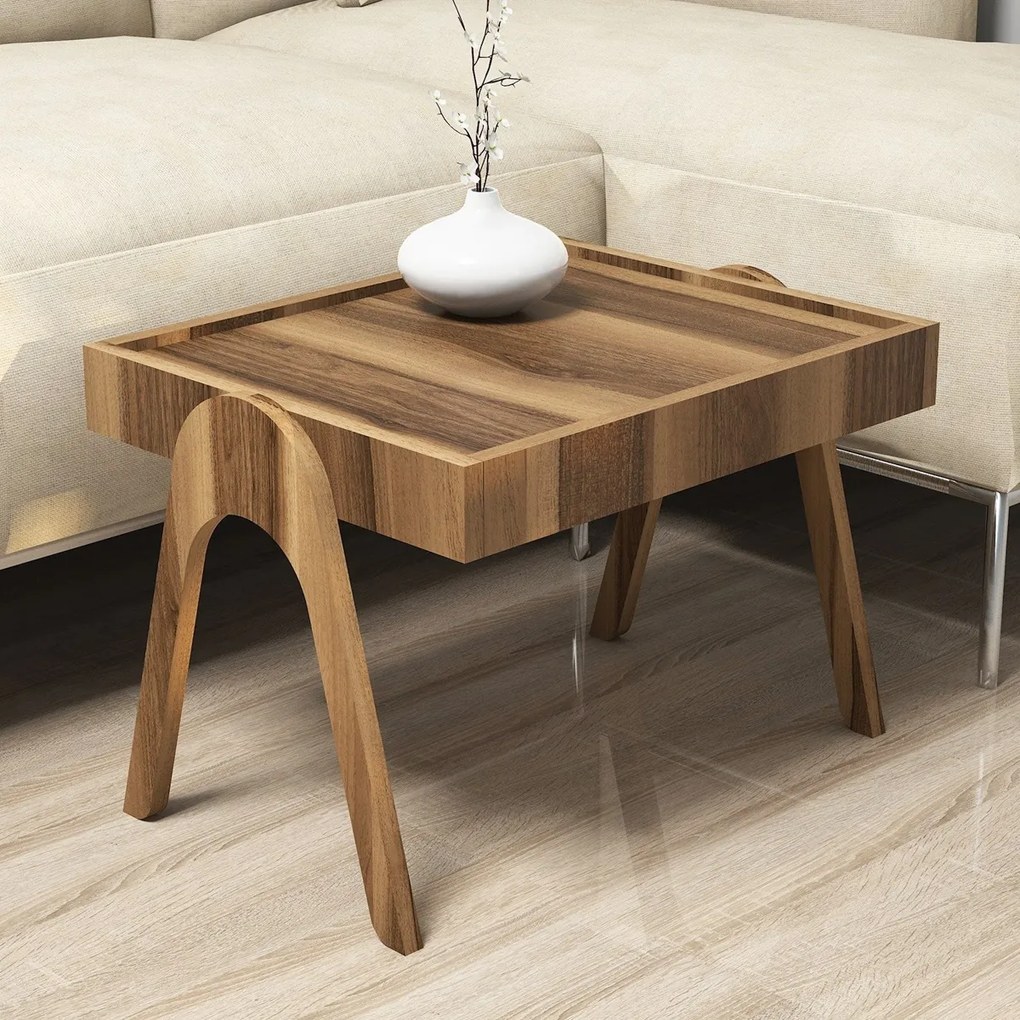 Odkladací stolík Roma Walnut, 3 ks