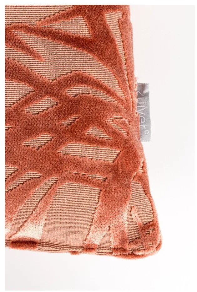 Ružový vankúš s výplňou Zuiver Miami, 45 × 45 cm