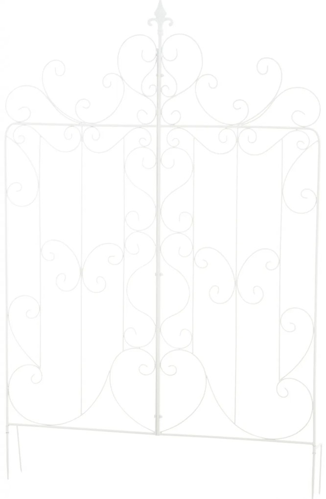 Mriežka na popínavé rastliny Mandevilla - 133 x 99 cm - Biela