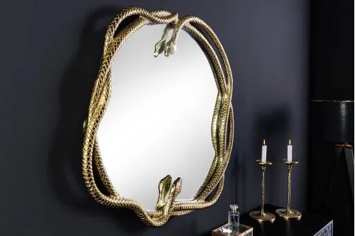 Zrkadlo 45786 Snake Ø50cm Zlaté - Komfort-nábytok