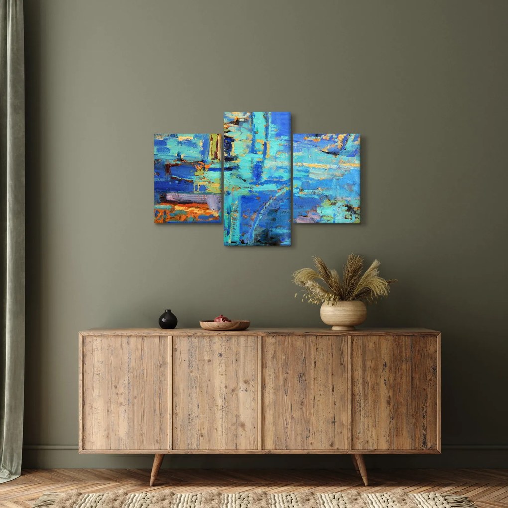 Obraz - Abstraktné olejomaľba (90x60 cm)