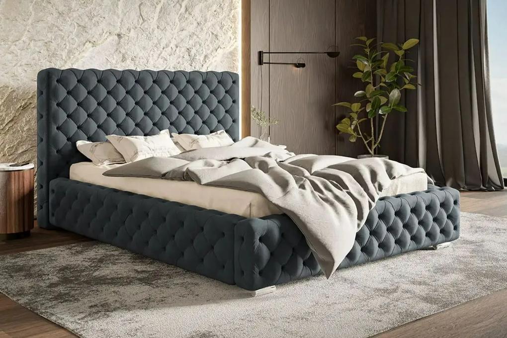 Luxusná manželská posteľ OLIVE 200 x 200