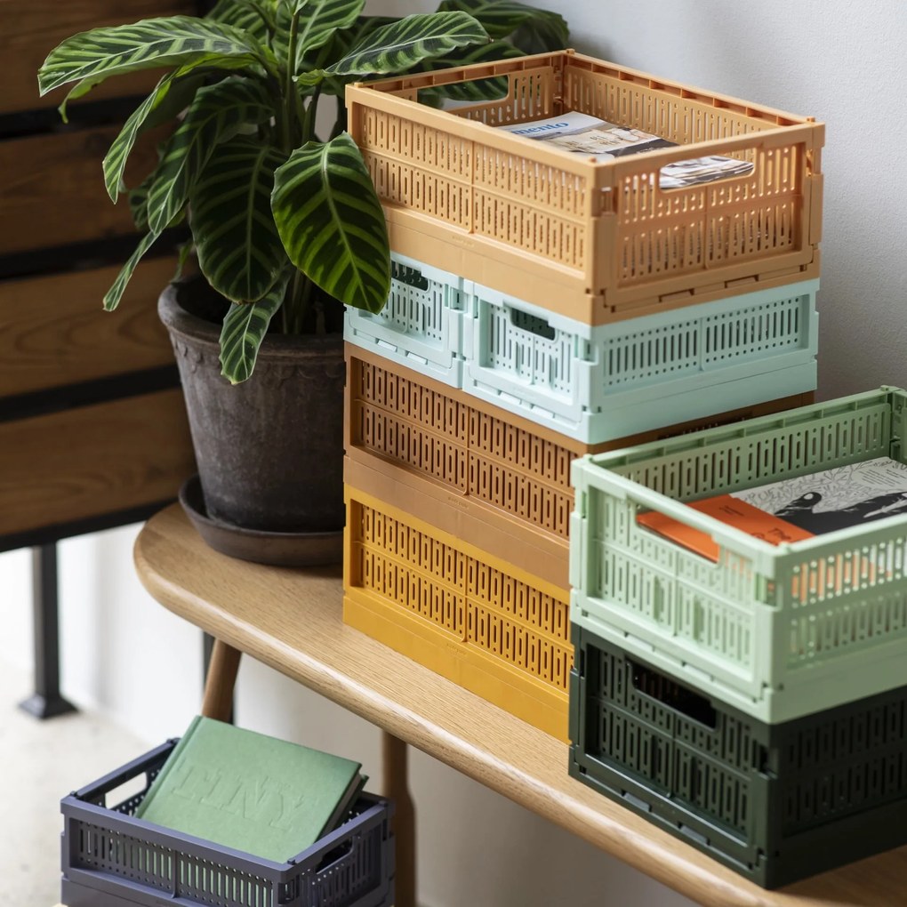 Made Crate Skladacia prepravka Spring Green – midi