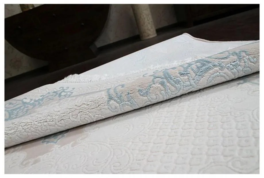 Luxusný kusový koberec akryl Marat krémový 100x300cm