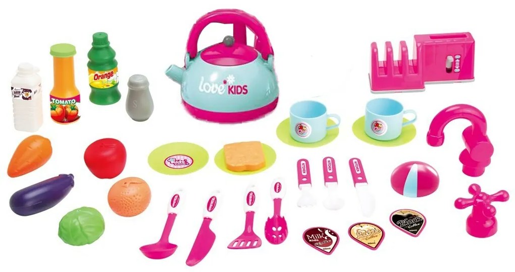 Detská kuchynňka Baby Mix ružová