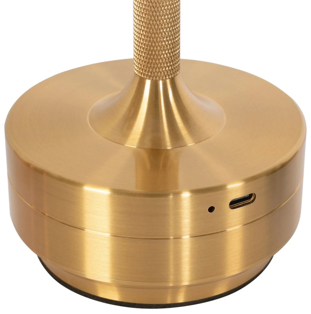 Toolight Toolight, bezdrôtová USB dotyková nočná lampa APP1372-T, zlatá matná, OSW-08636