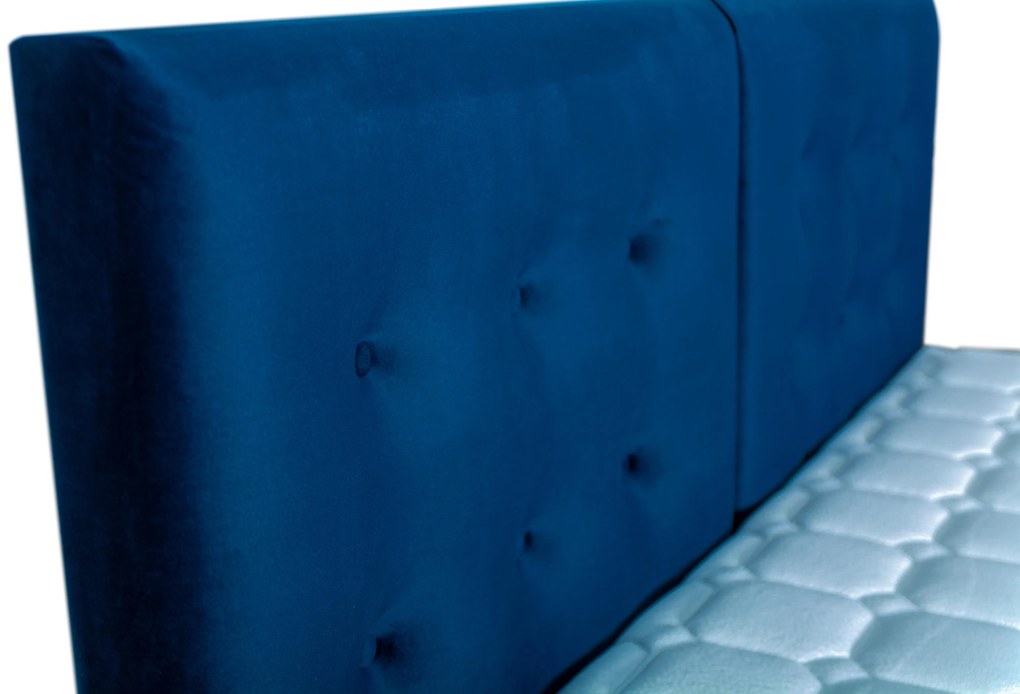 MOOD posteľ Riviera boxspring 2208/čierna PLOCHA SPANIA: 160 x 200 cm