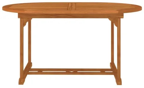 vidaXL Záhradný stôl 200x100x75 cm masívne eukalyptové drevo-