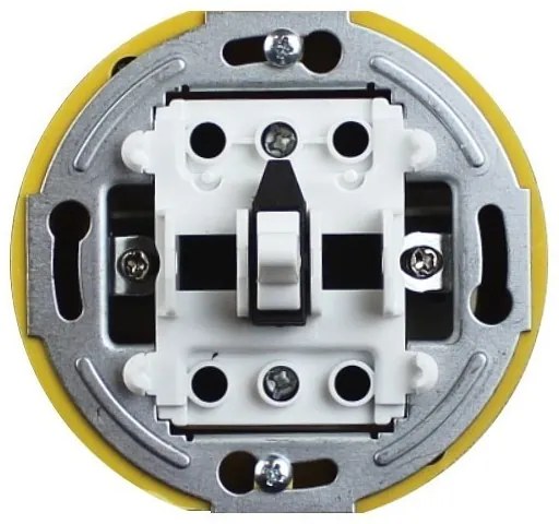 Elhard Zvončekové tlačidlo Retro Klasik, biele KL1202W