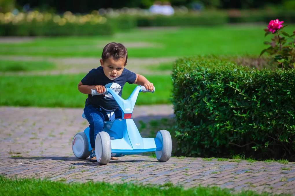 BERG GO - odrážadlo a šliapadlo 2v1 - modré