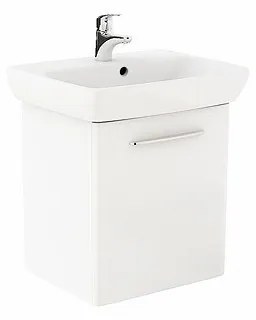 Umývadlová skrinka s umývadlom KOŁO NOVA PRO 60 cm - lesklá biela