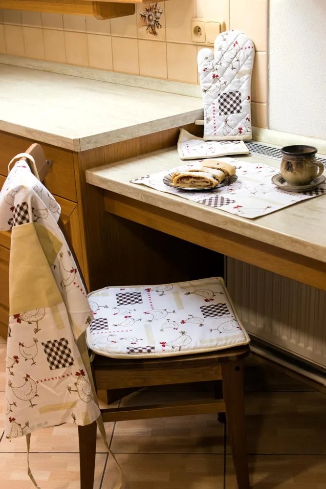 Home Elements Podsedák Sliepočky biele Množstvo: 1 ks