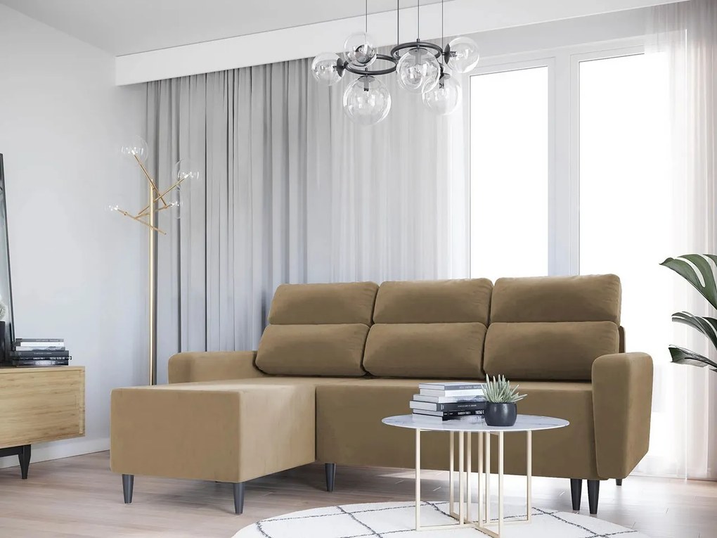 Rohová sedačka Folkeri, Dostupné poťahy: Manila 02, Strana: pravá