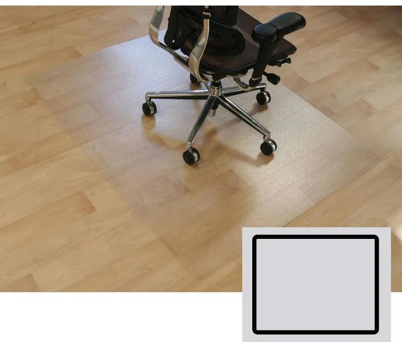 Podložka pod stoličku na hladké podlahy - Polykarbonát, štvorec, 1200 x 1200 mm