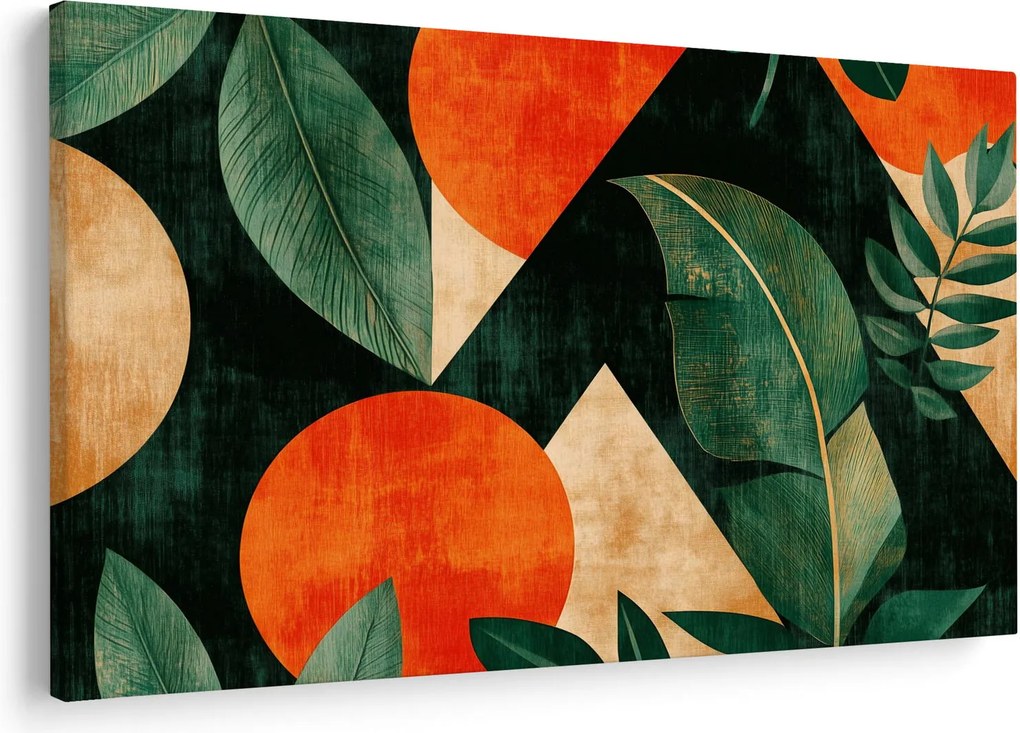 Obraz - Geometrické prírodné motívy II. (90x60 cm)