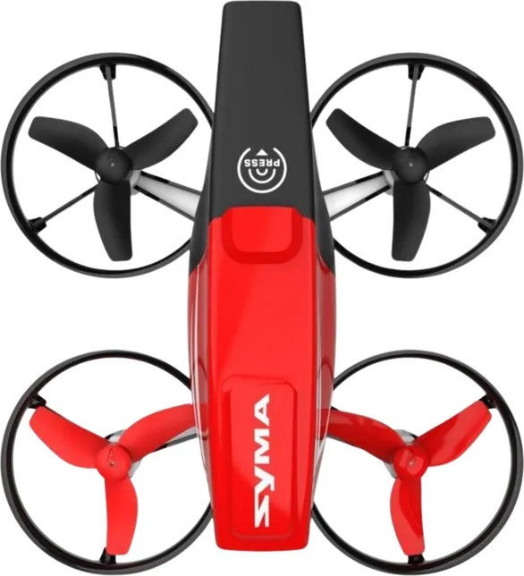 LEAN Toys SYMA X36 diaľkovo ovládaný RC dron červený