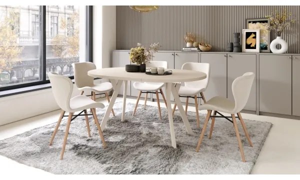 Rozkladací jedálenský stôl ARTUR béžový