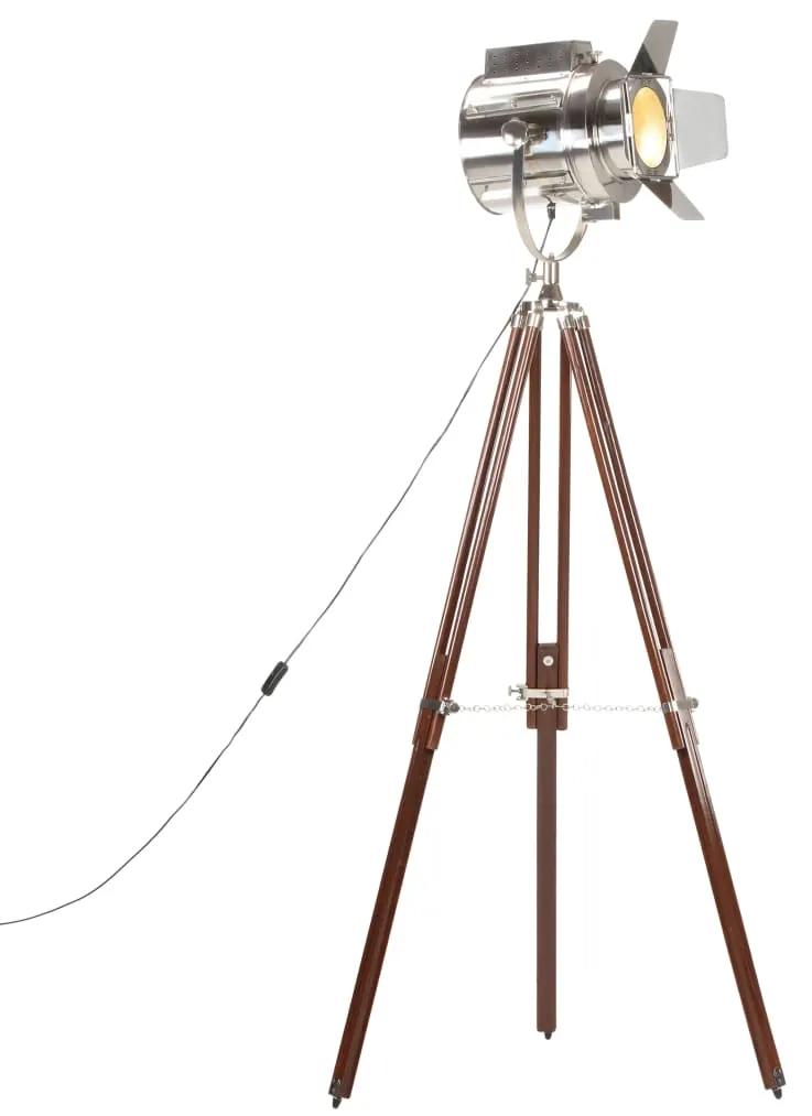 vidaXL Lampa na statíve 180 cm mangovníkový masív