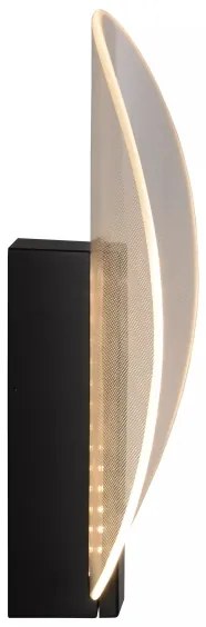 Lucide 27818/09/30 -LED Vonkajšie nástenné svietidlo LAREDO LED/9W/230V IP54 čierna
