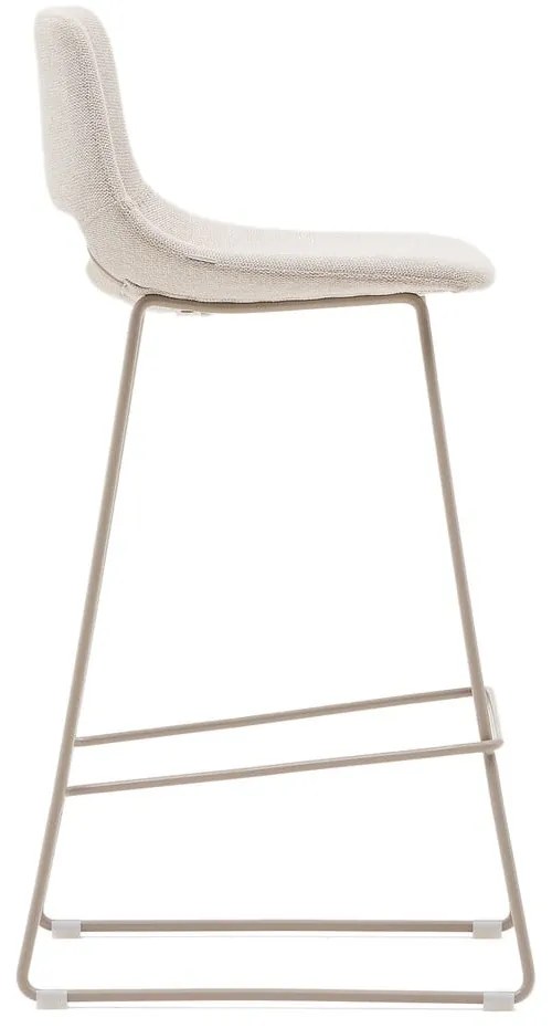 Béžová barová stolička (výška sedadla 76 cm) Zahara – Kave Home