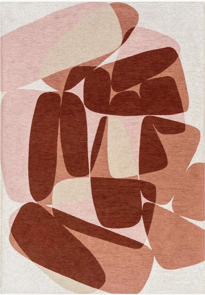 Umývateľný žakárový koberec do interiéru/exteriéru Stones