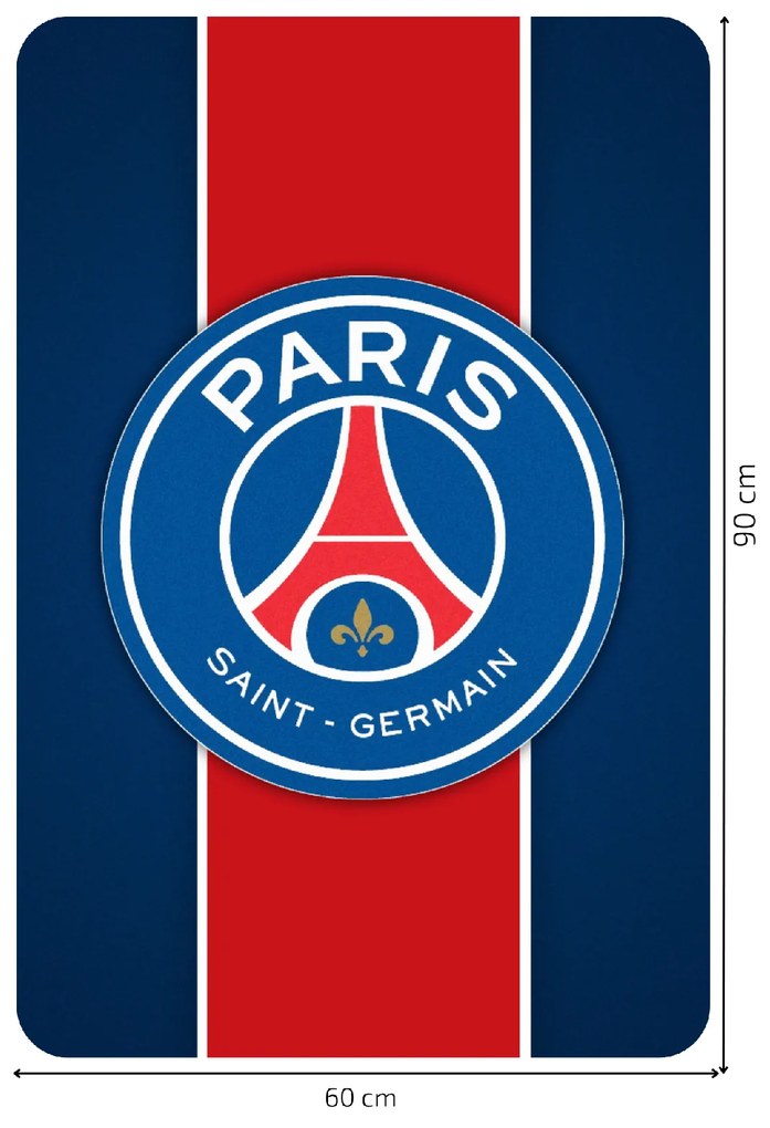 Textilná nálepka na stenu "Paris Saint-Germain FC"