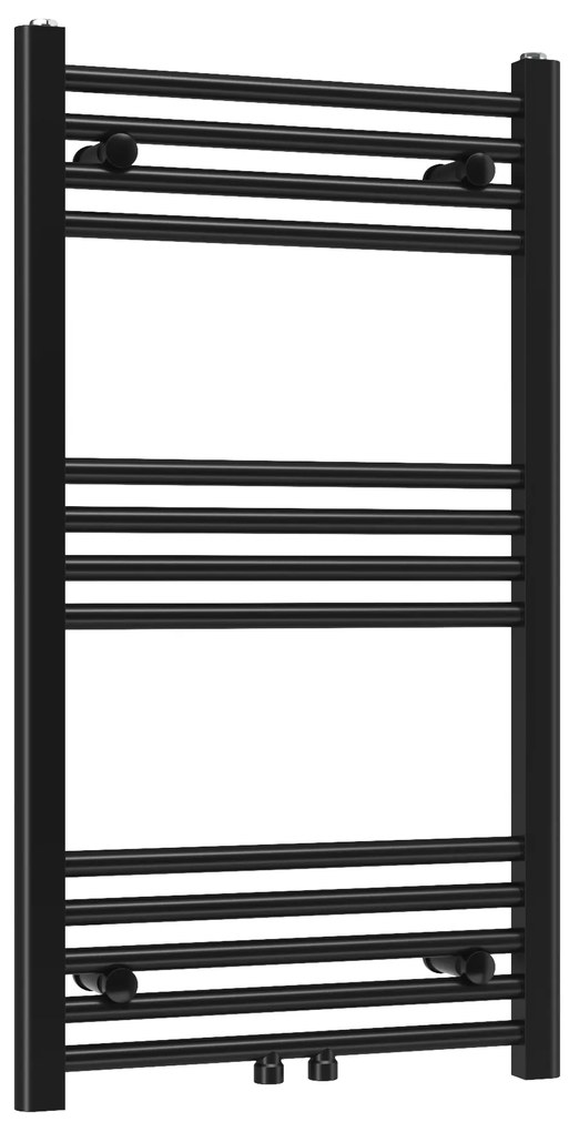 Gamma Erga Simple, vykurovacie teleso 900x500 mm, 357 W, čierna, ERG-LAV-SIMP-9050-BK