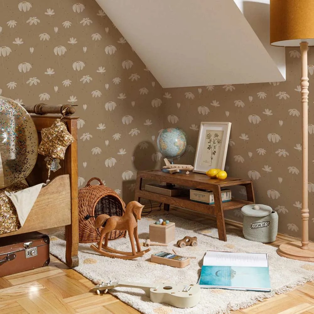 Tapeta béžová lúka 280x50 cm