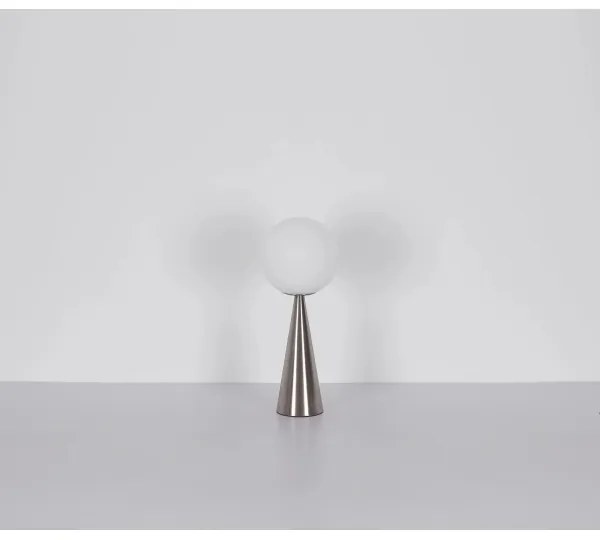 Globo 21031N - Stolná lampa PINPAL 1xE27/40W/230V chróm