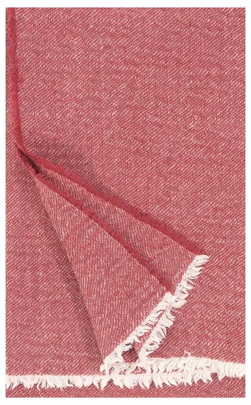Vlnená deka Sara 140x180, brusnicová