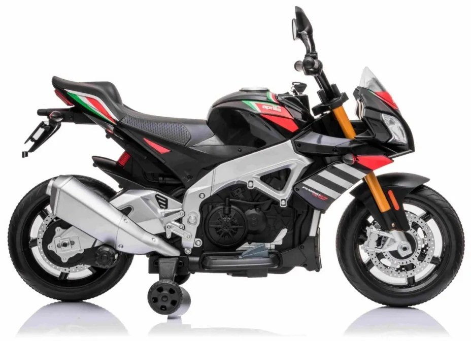 RAMIZ ELEKTRICKÁ MOTORKA - Aprilia Tuono V4 - ČERVENÁ - MOTOR - 2x35W, BATÉRIE - 1x12V7h - 2021