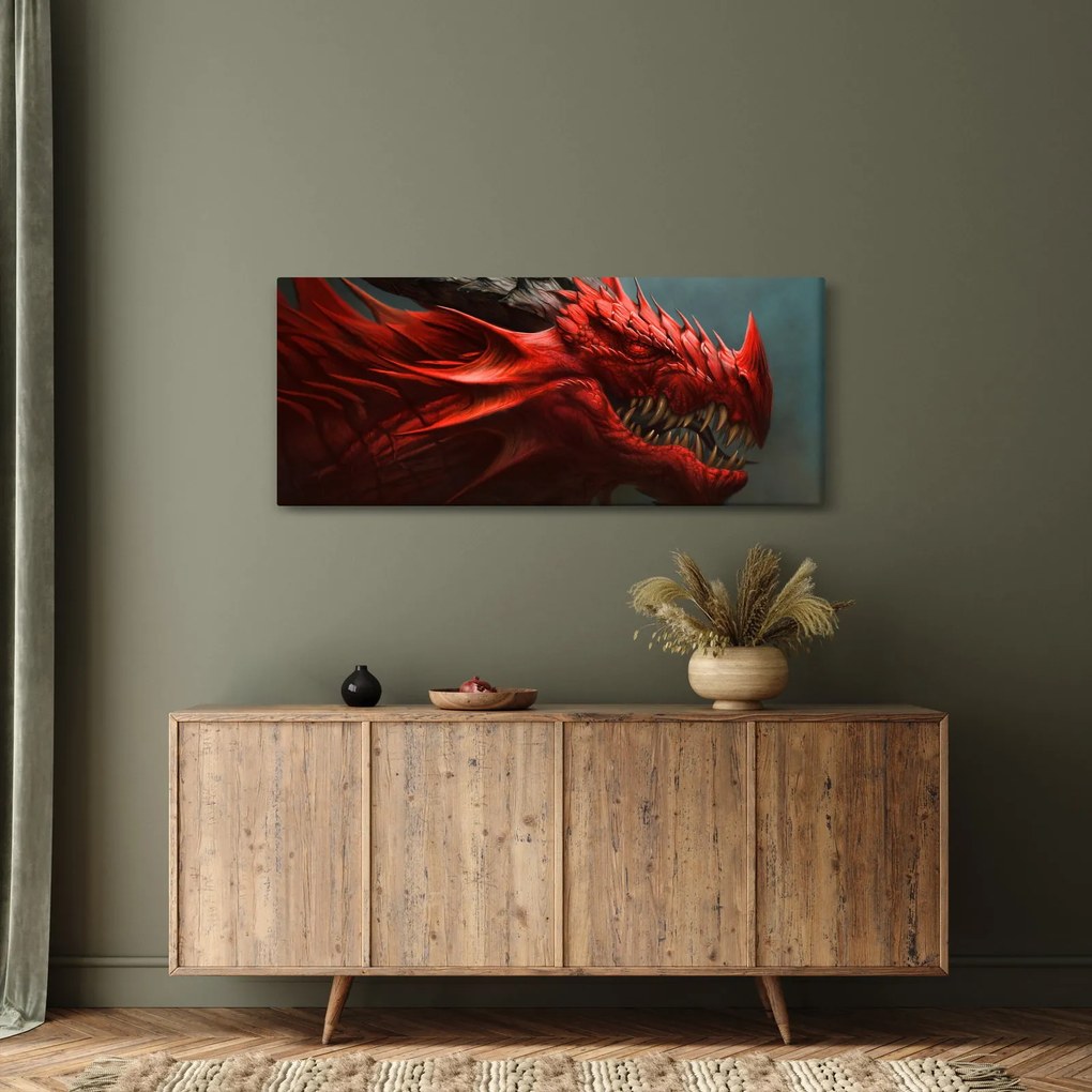 Obraz - Drak (120x50 cm)