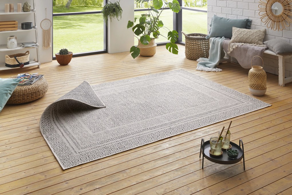 Kusový koberec Mojkoberec Original 104253 – na von aj na doma, 120x170, šedá, chodba / predsieň, Mujkoberec Original