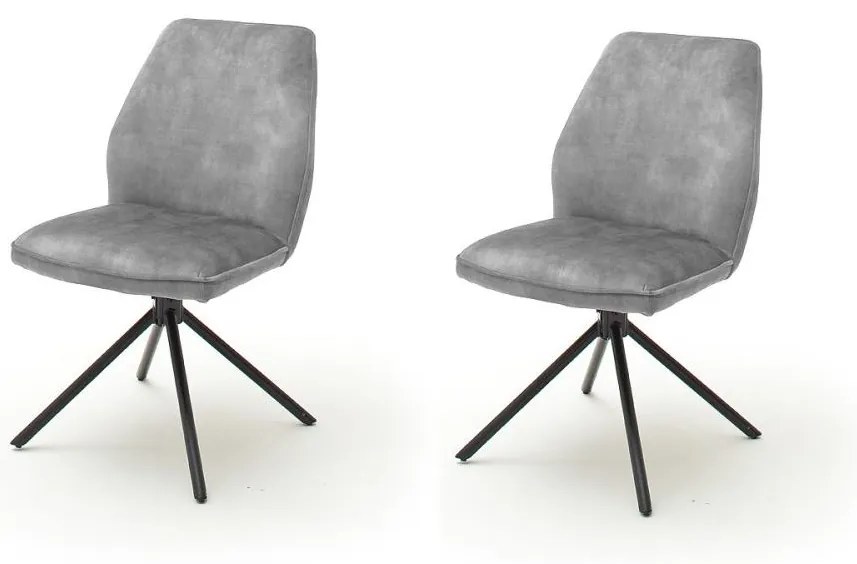 Jedálenské stoličky NEXORO 2 ks sivé