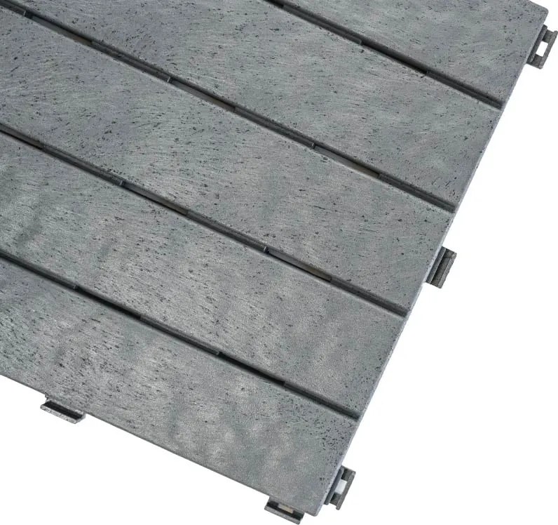 Gumová dlaždica NATURAL STONE 30 x 30 cm, sivá MHEU5100446