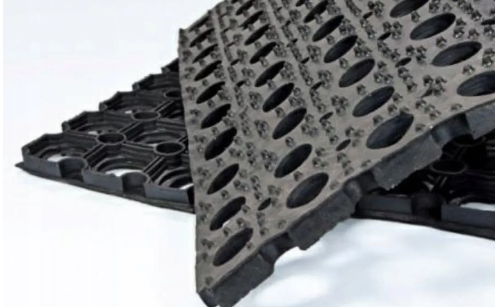 Rohožka čtverrohá HONEYCOMB 100 x 150 cm černá