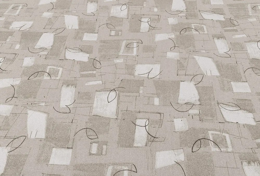 AladinWorld Expres, Metrážny koberec Libra 39, na mieru, šíře 4m,5m, béžová, filc, chodba / predsieň